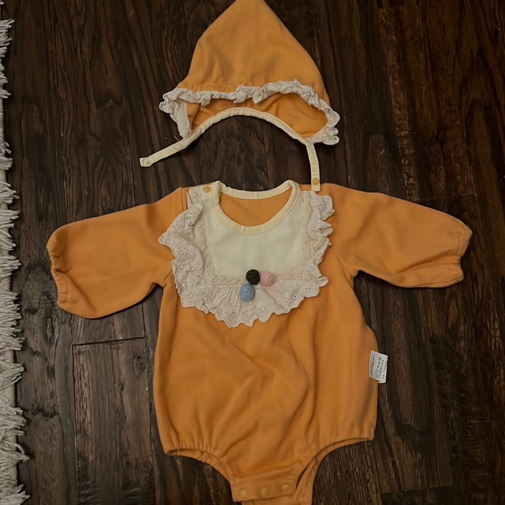 Baby pumpkin set 3-6 m
